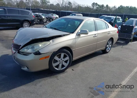 2005 Lexus Es 330 из США, поврежденный, VIN JTHBA30G255081841